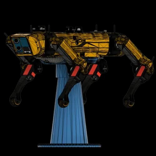 frame body quadruped robot