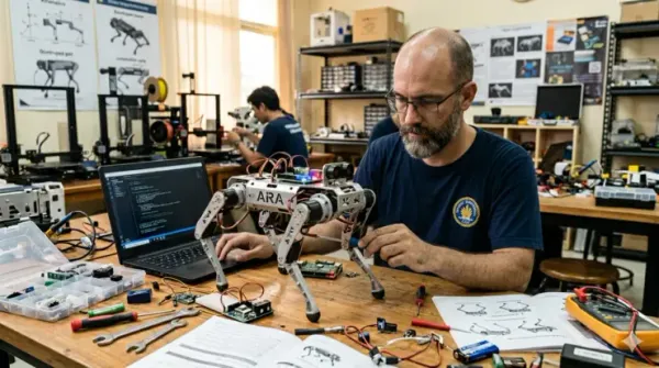 Alasan saya mencoba membangun Robot Autonomous Quadruped
